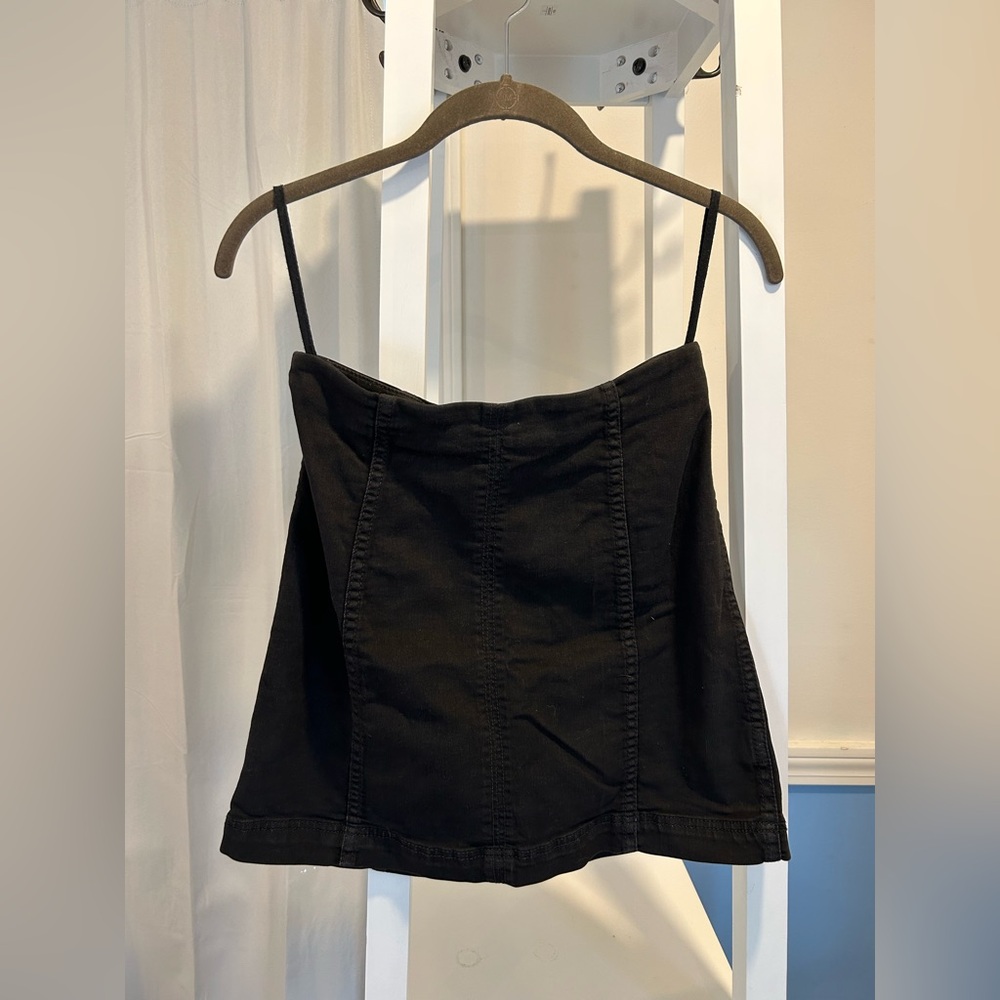 Free People black mini skirt